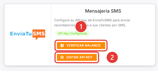 Configuración de Mensajería SMS en Integraciones